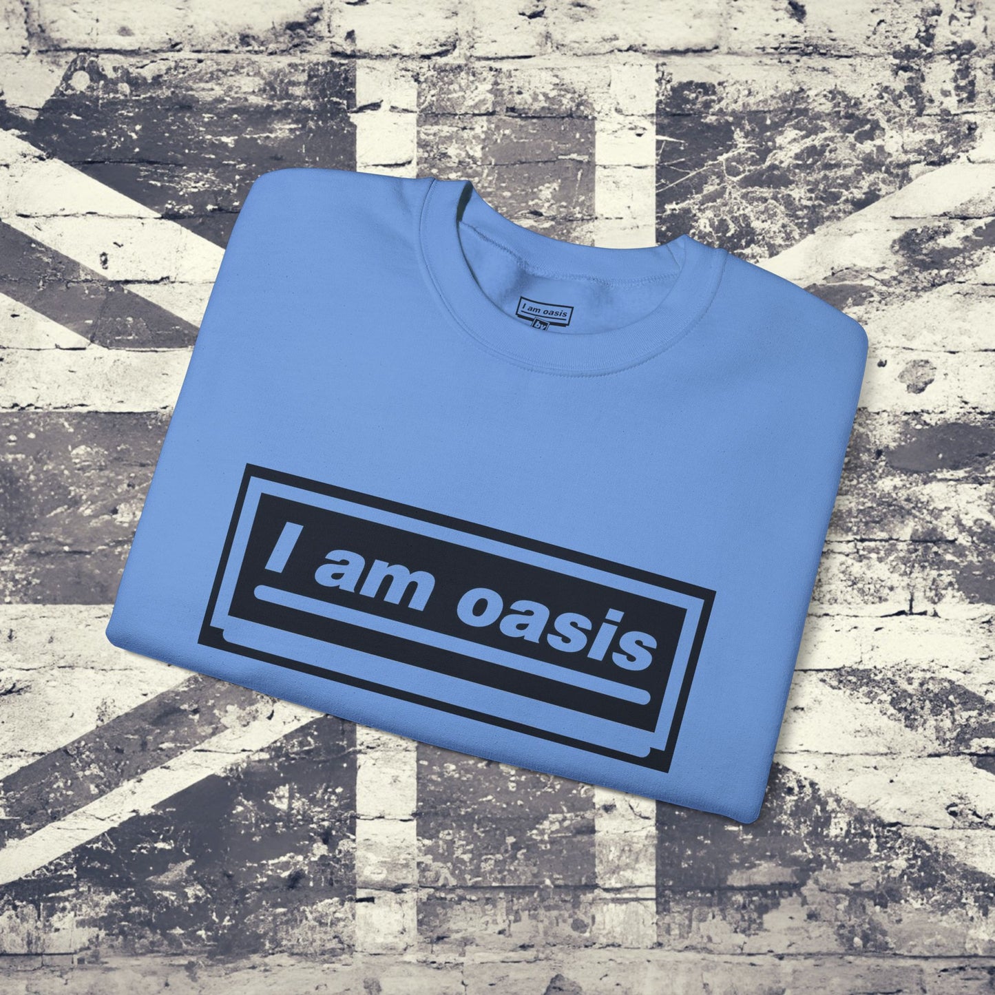 'I AM OASIS' Classic Crew Neck Sweatshirt with OG Logo Set (Brand Colour options)