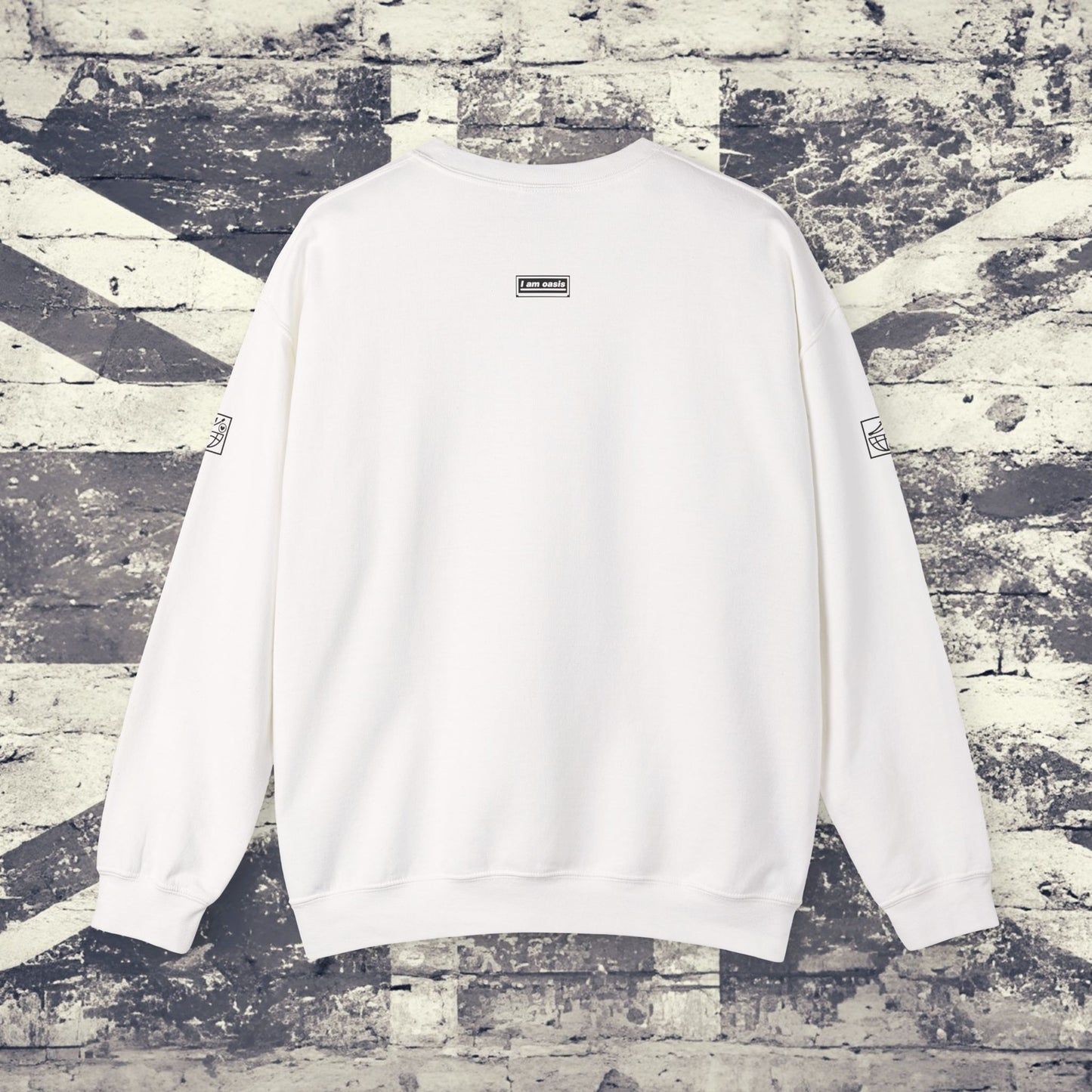 'I AM OASIS' Classic Crew Neck Sweatshirt with OG Logo Set (Brand Colour options)