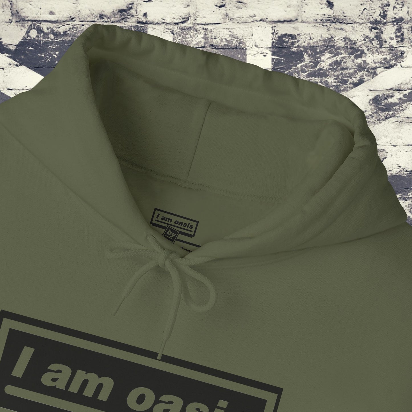'I AM OASIS' Classic Hoody with OG Logo Set (Brand Colours)