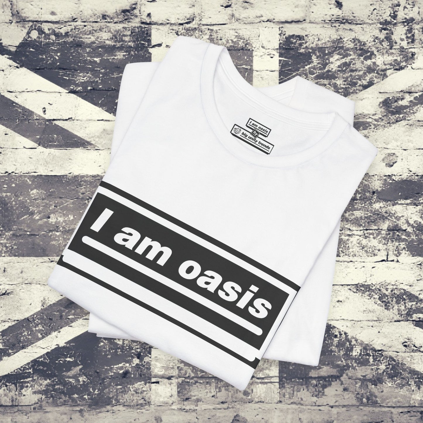 'I AM OASIS' Classic T-Shirt with Colour Matching OG Logo Set (9 Brand Colours)