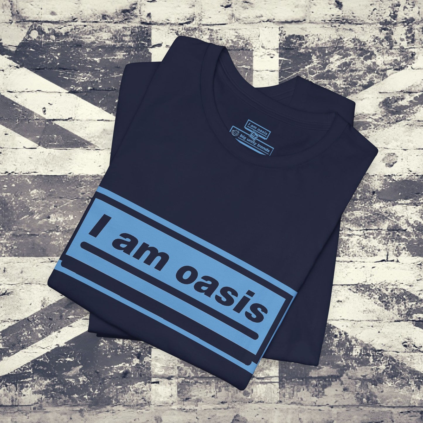 'I AM OASIS' Classic T-Shirt with Colour Matching OG Logo Set (9 Brand Colours)