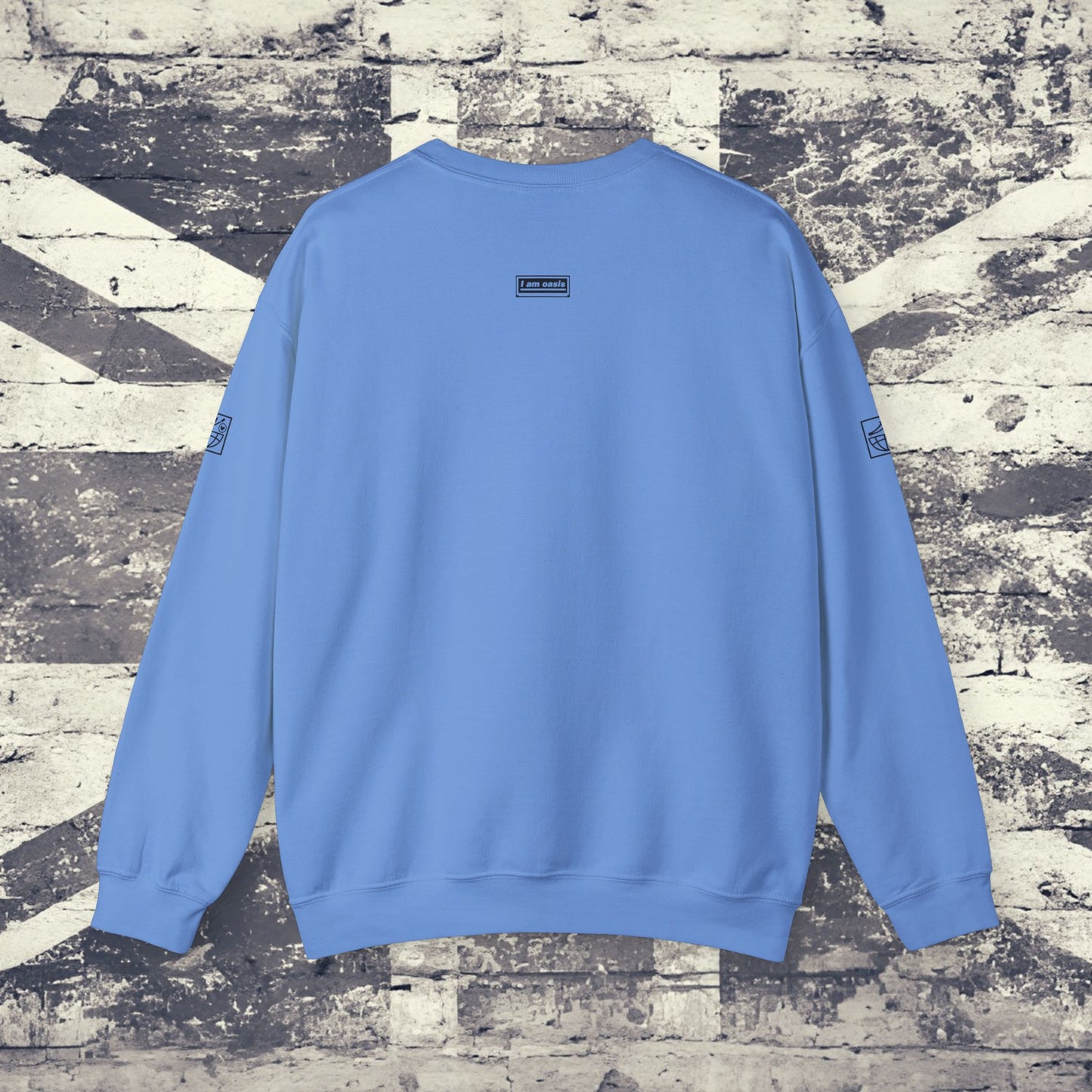 'I AM OASIS' Classic Crew Neck Sweatshirt with OG Logo Set (Brand Colour options)