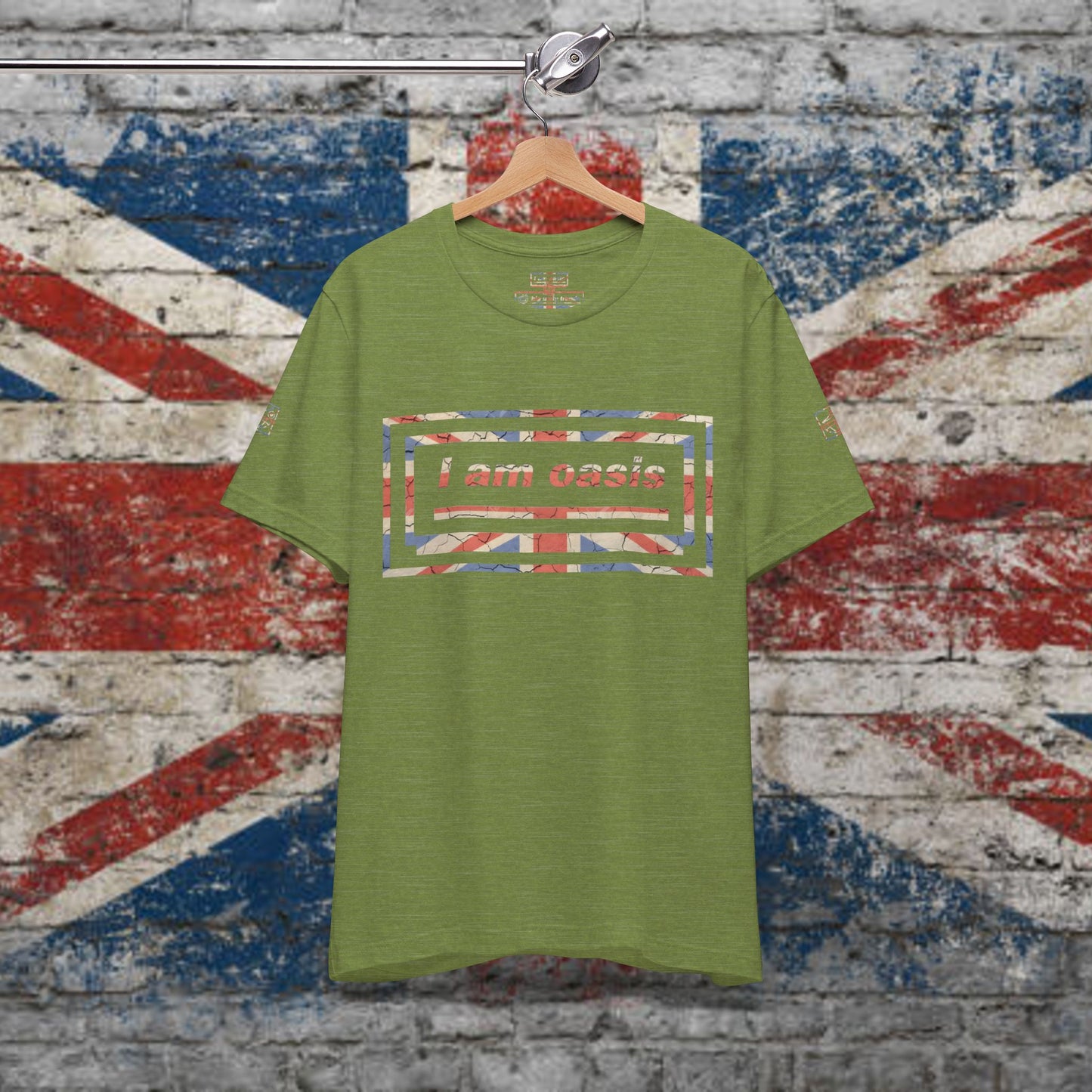 'I AM OASIS' Classic T-Shirt with Special Edition UNION JACK OG Logo Set