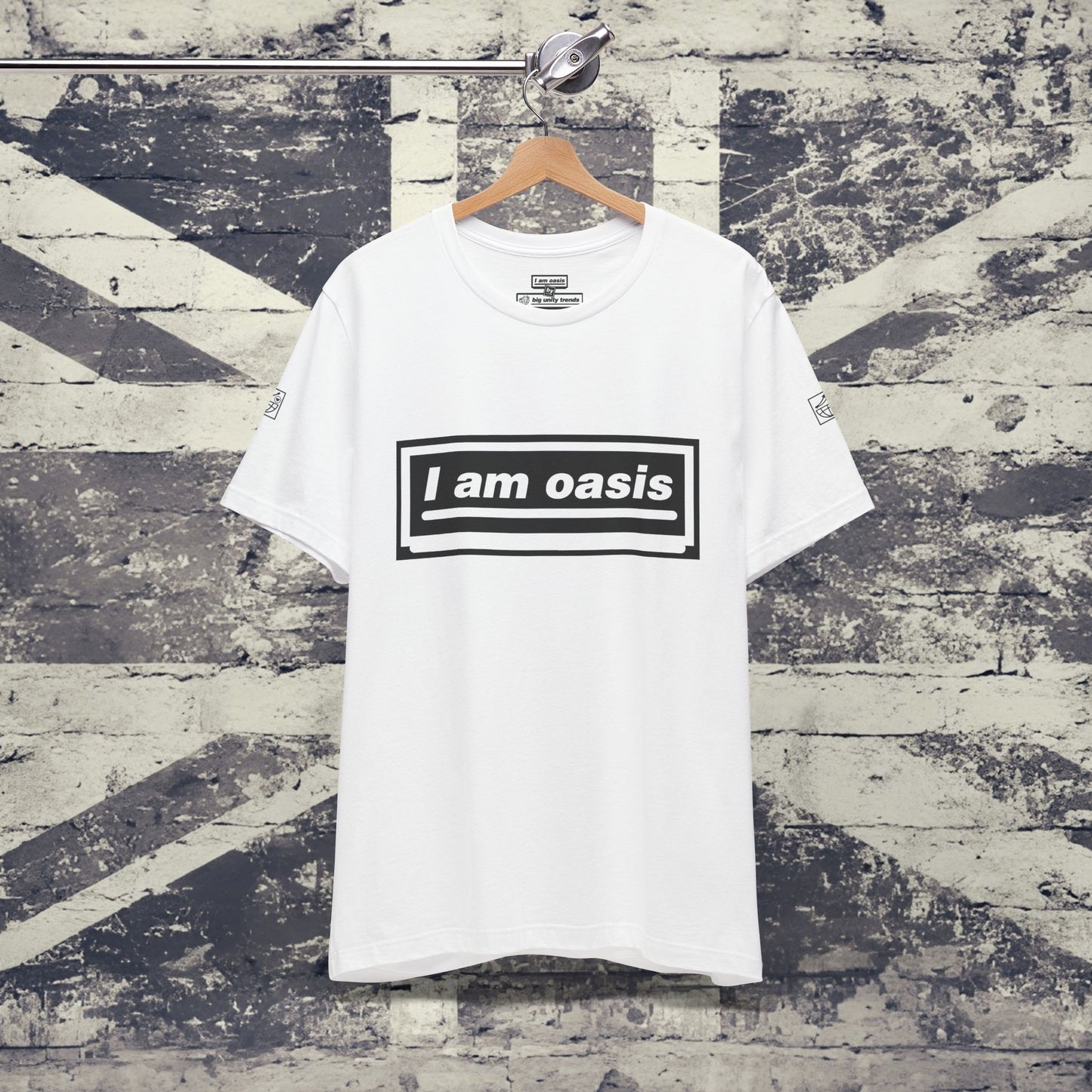 'I AM OASIS' Classic T-Shirt with Colour Matching OG Logo Set (9 Brand Colours)