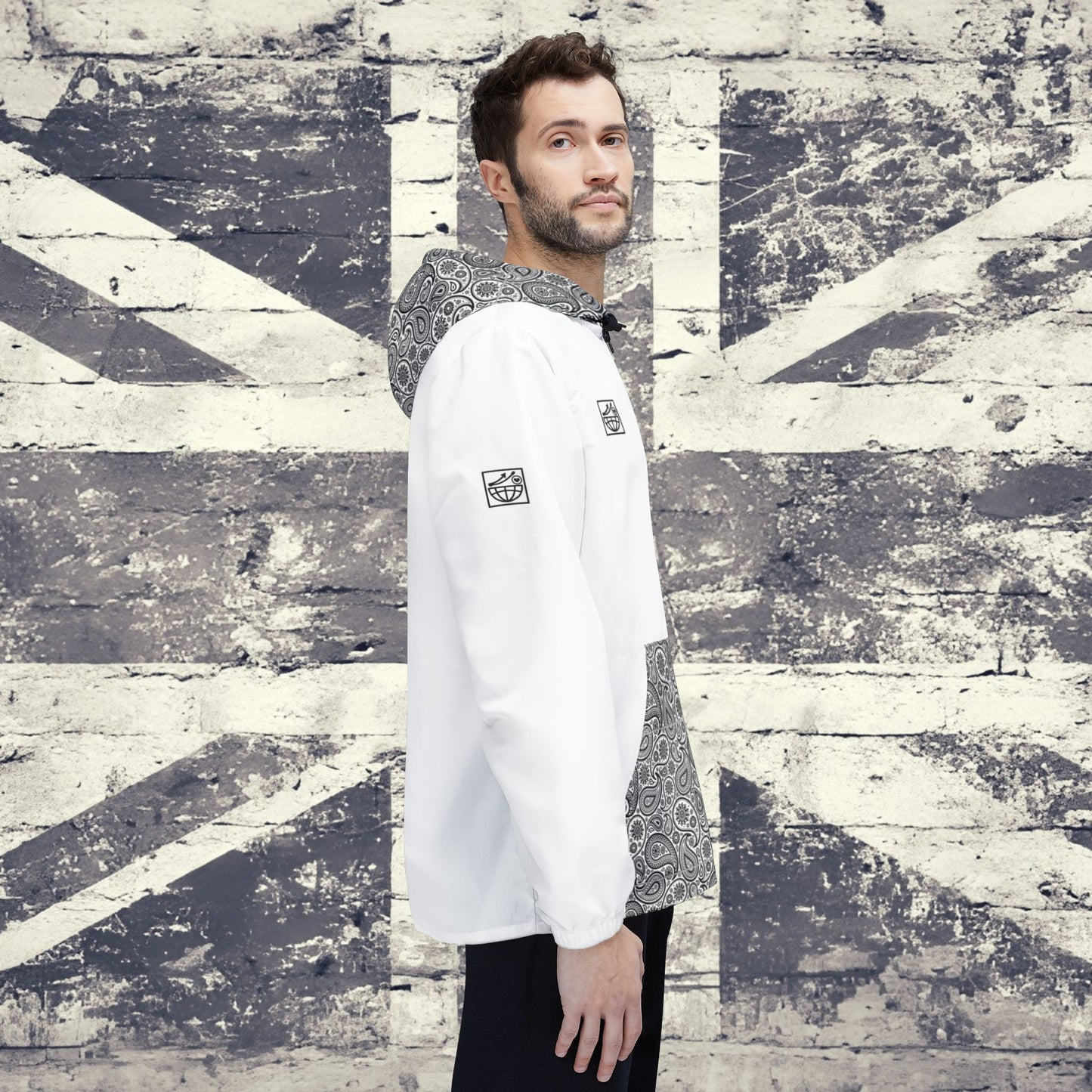 'I AM OASIS' Waterproof Hooded Jacket with Paisley and OG Logo Set (Brand Colours)