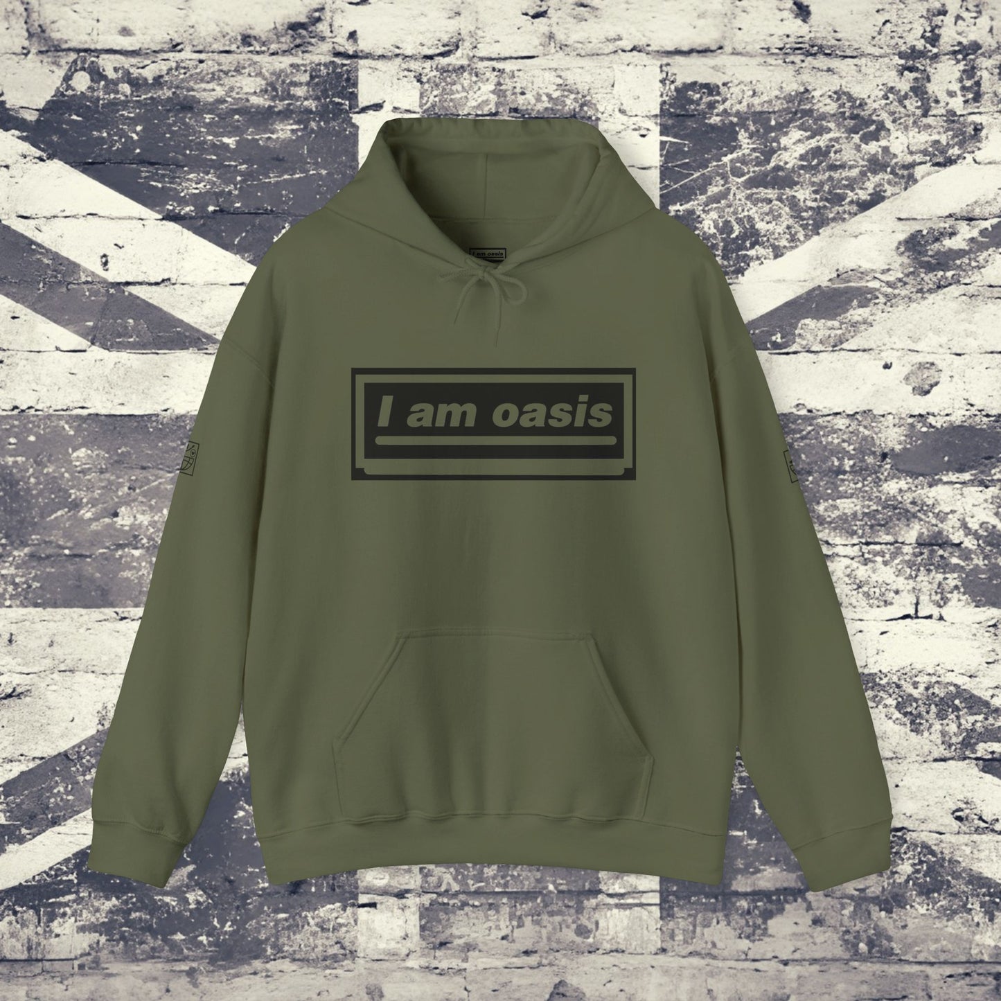 'I AM OASIS' Classic Hoody with OG Logo Set (Brand Colours)
