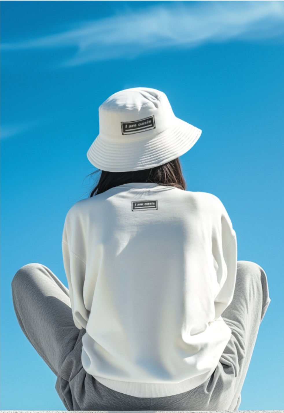 'I AM OASIS' Classic Crew Neck Sweatshirt with OG Logo Set (Brand Colour options)