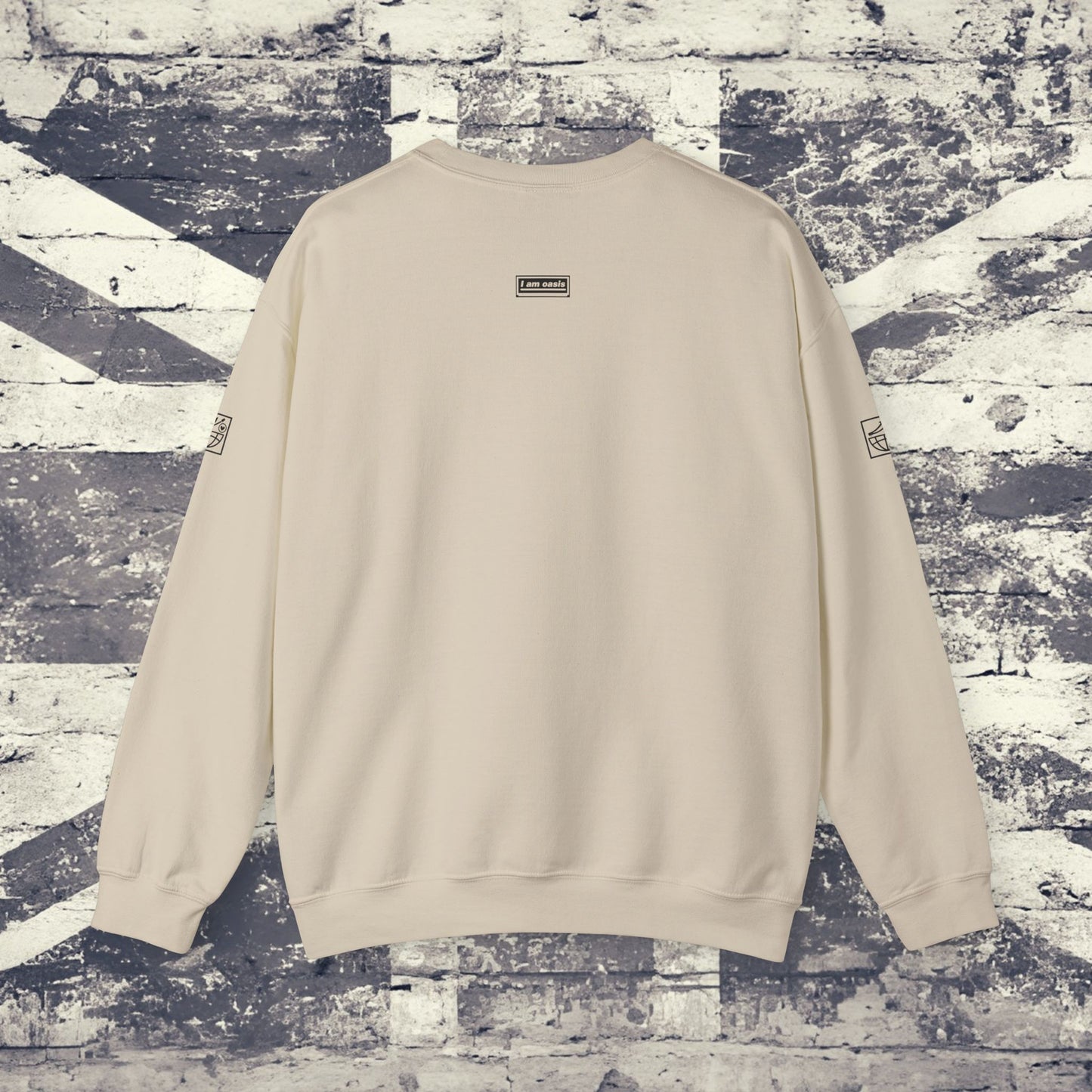 'I AM OASIS' Classic Crew Neck Sweatshirt with OG Logo Set (Brand Colour options)