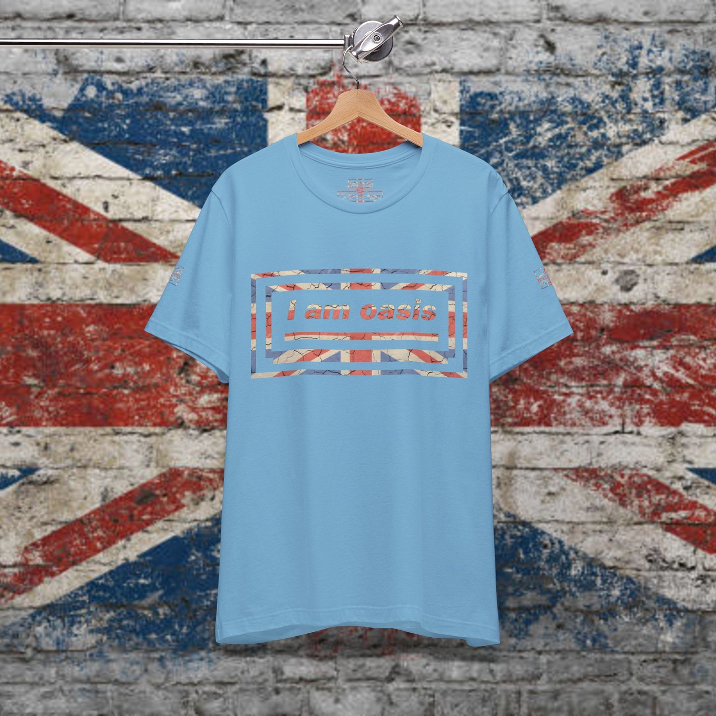 'I AM OASIS' Classic T-Shirt with Special Edition UNION JACK OG Logo Set