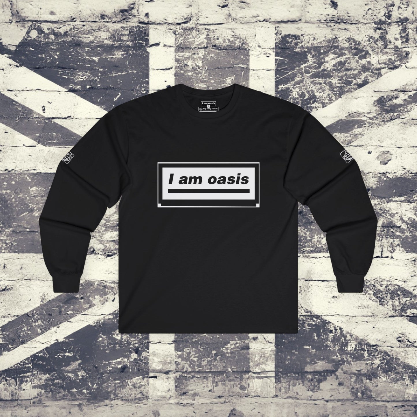 'I AM OASIS' Long Sleeved Classic T-shirt with Brand Colour matched OG LOGO SET