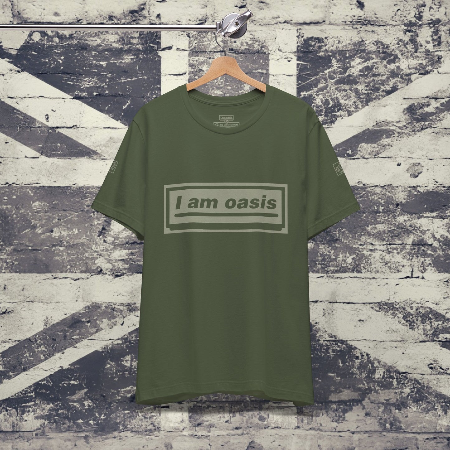'I AM OASIS' Classic T-Shirt with Colour Matching OG Logo Set (9 Brand Colours)