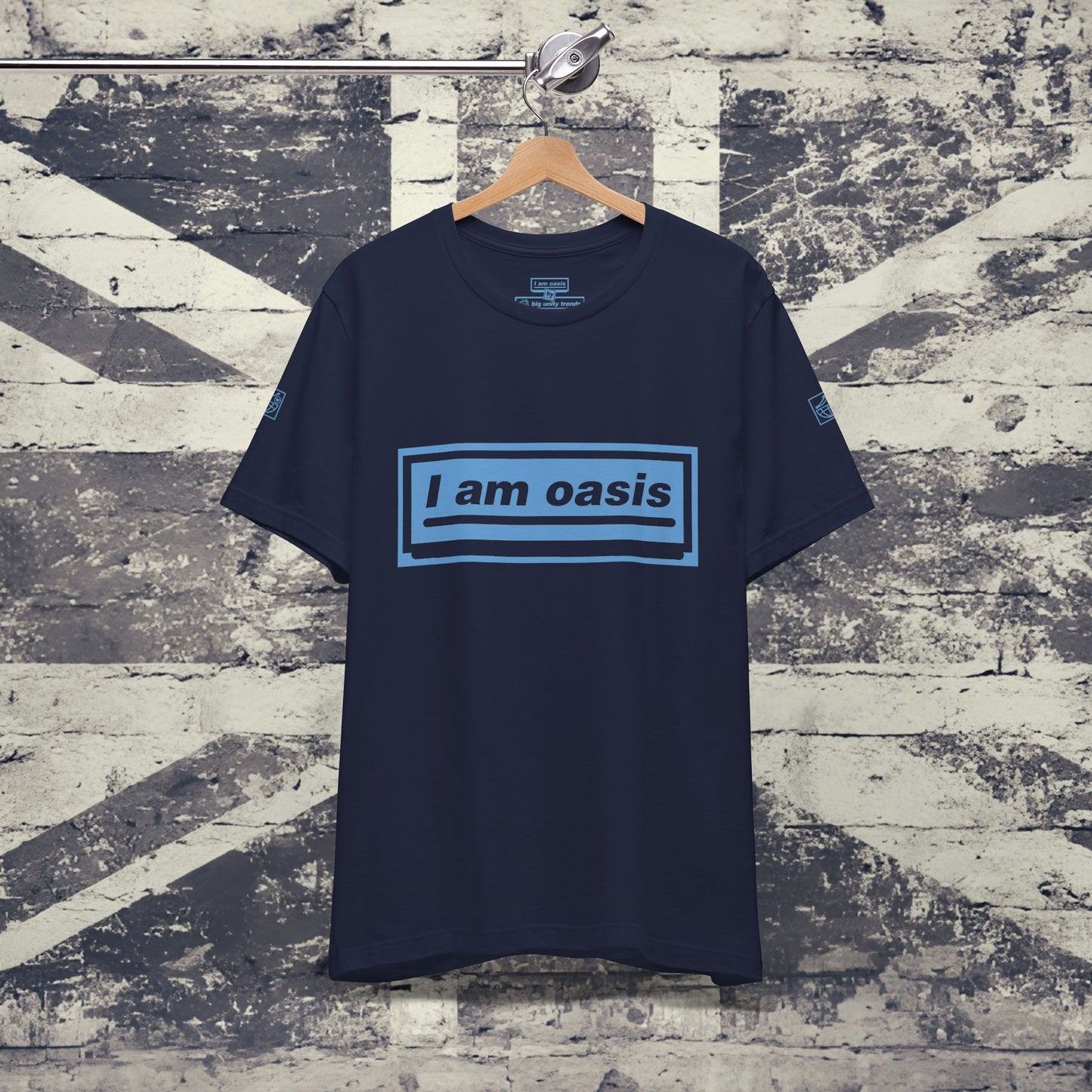 'I AM OASIS' Classic T-Shirt with Colour Matching OG Logo Set (9 Brand Colours)