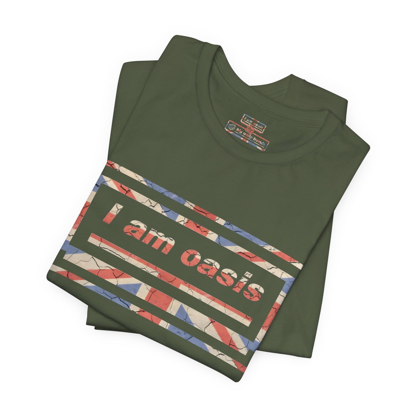 'I AM OASIS' Classic T-Shirt with Special Edition UNION JACK OG Logo Set