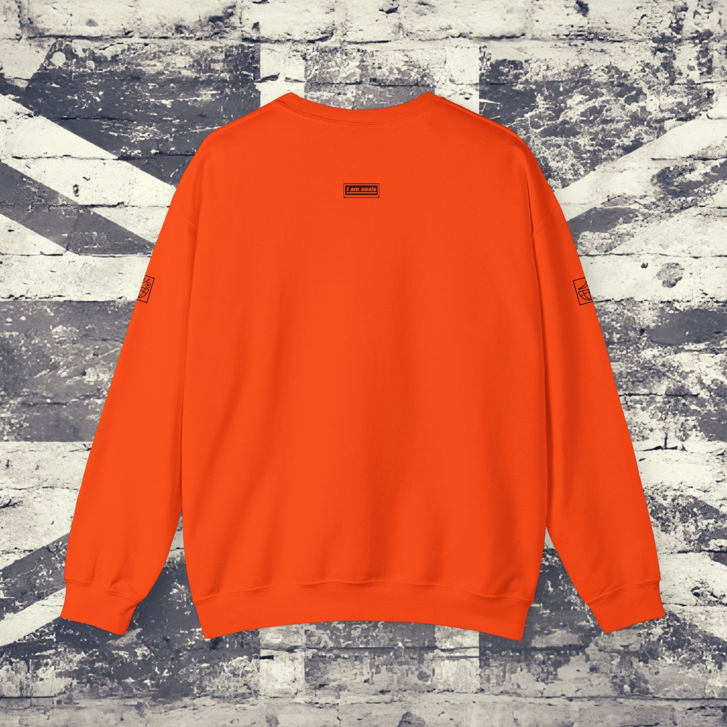 'I AM OASIS' Classic Crew Neck Sweatshirt with OG Logo Set (Brand Colour options)