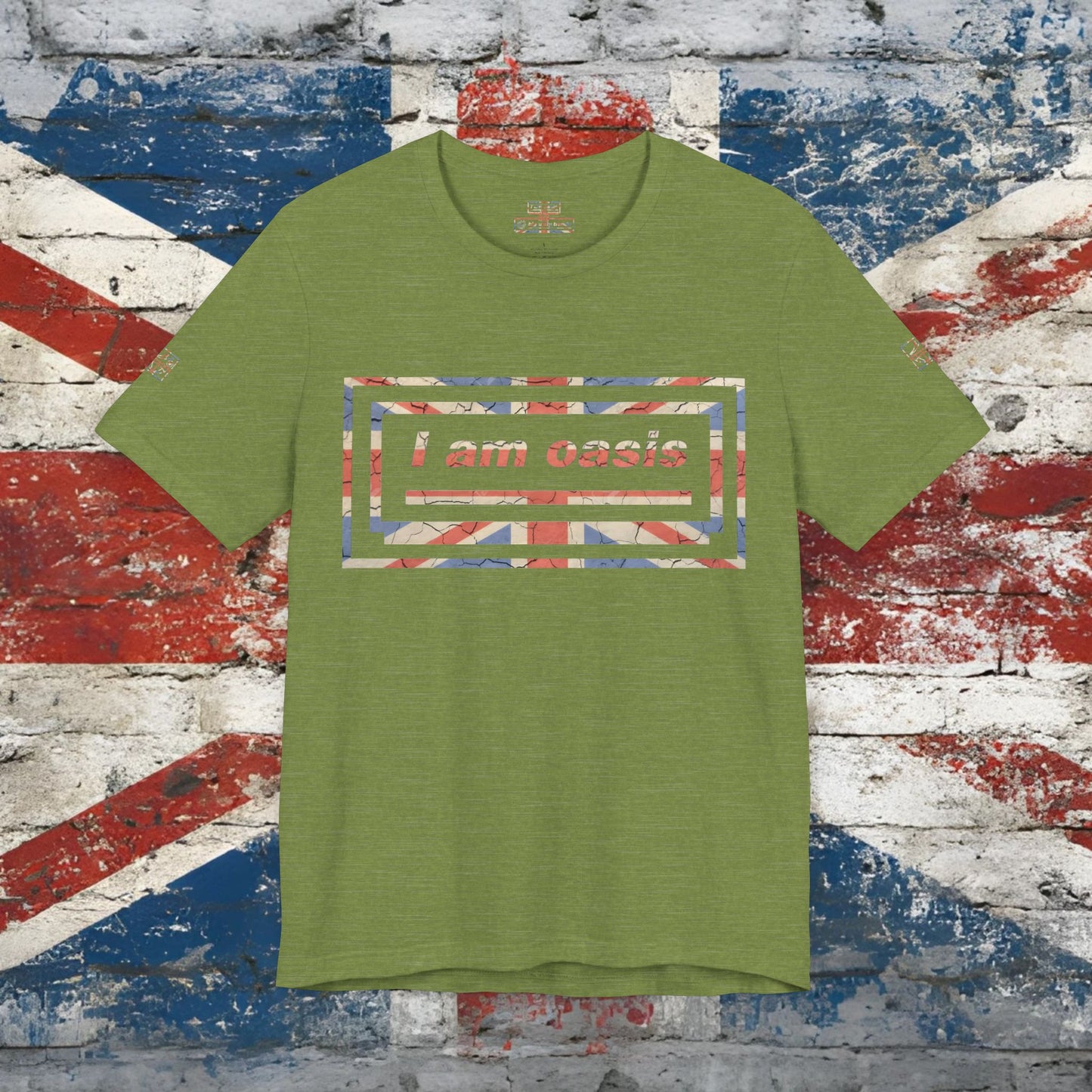 'I AM OASIS' Classic T-Shirt with Special Edition UNION JACK OG Logo Set
