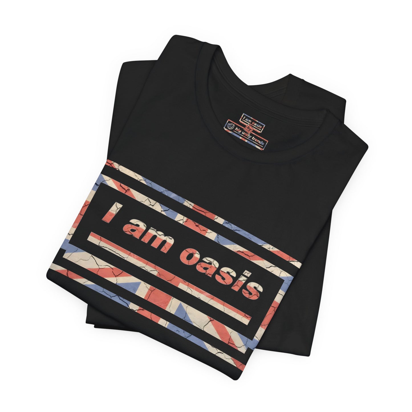 'I AM OASIS' Classic T-Shirt with Special Edition UNION JACK OG Logo Set