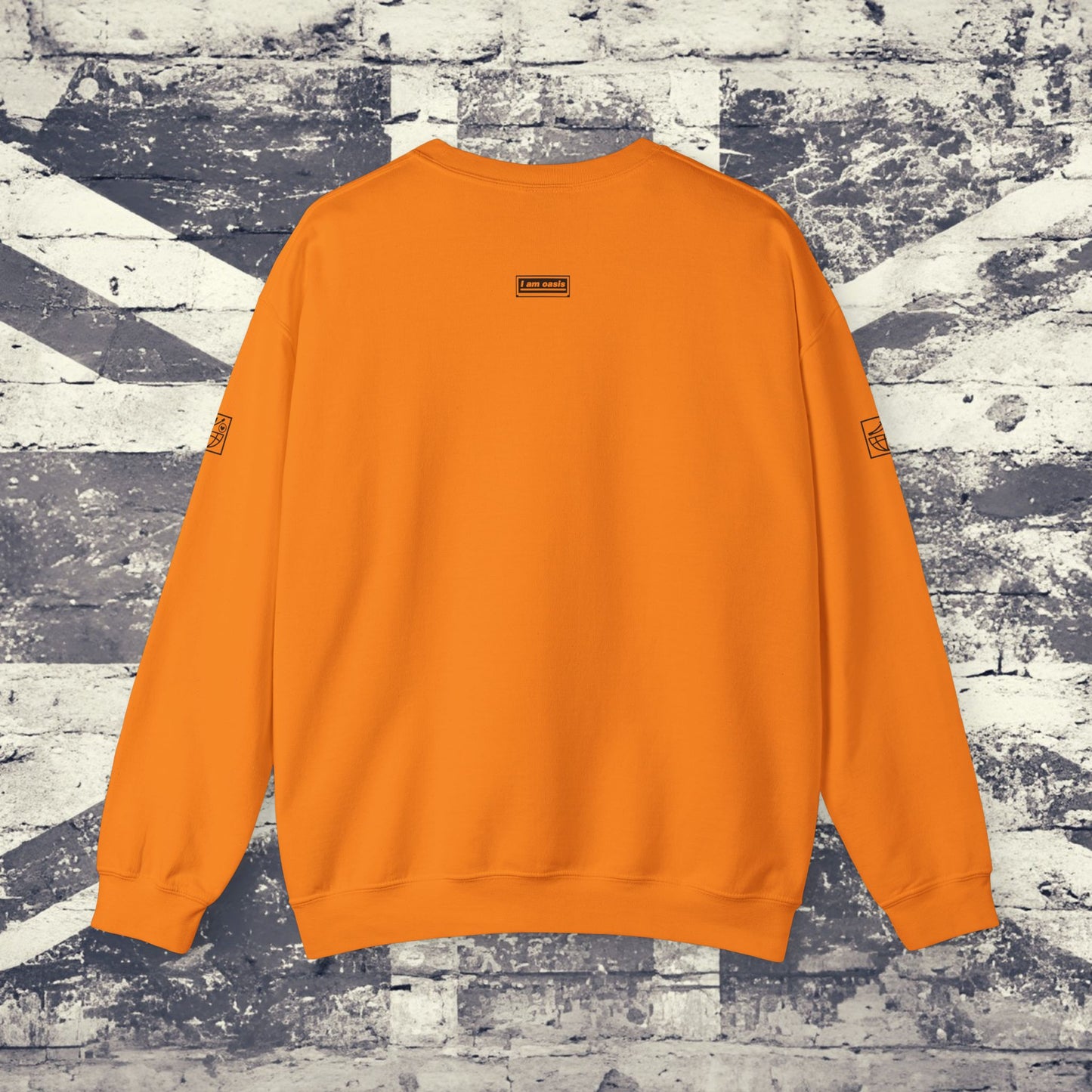 'I AM OASIS' Classic Crew Neck Sweatshirt with OG Logo Set (Brand Colour options)