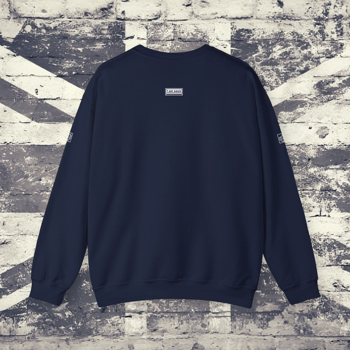 'I AM OASIS' Classic Crew Neck Sweatshirt with OG Logo Set (Brand Colour options)