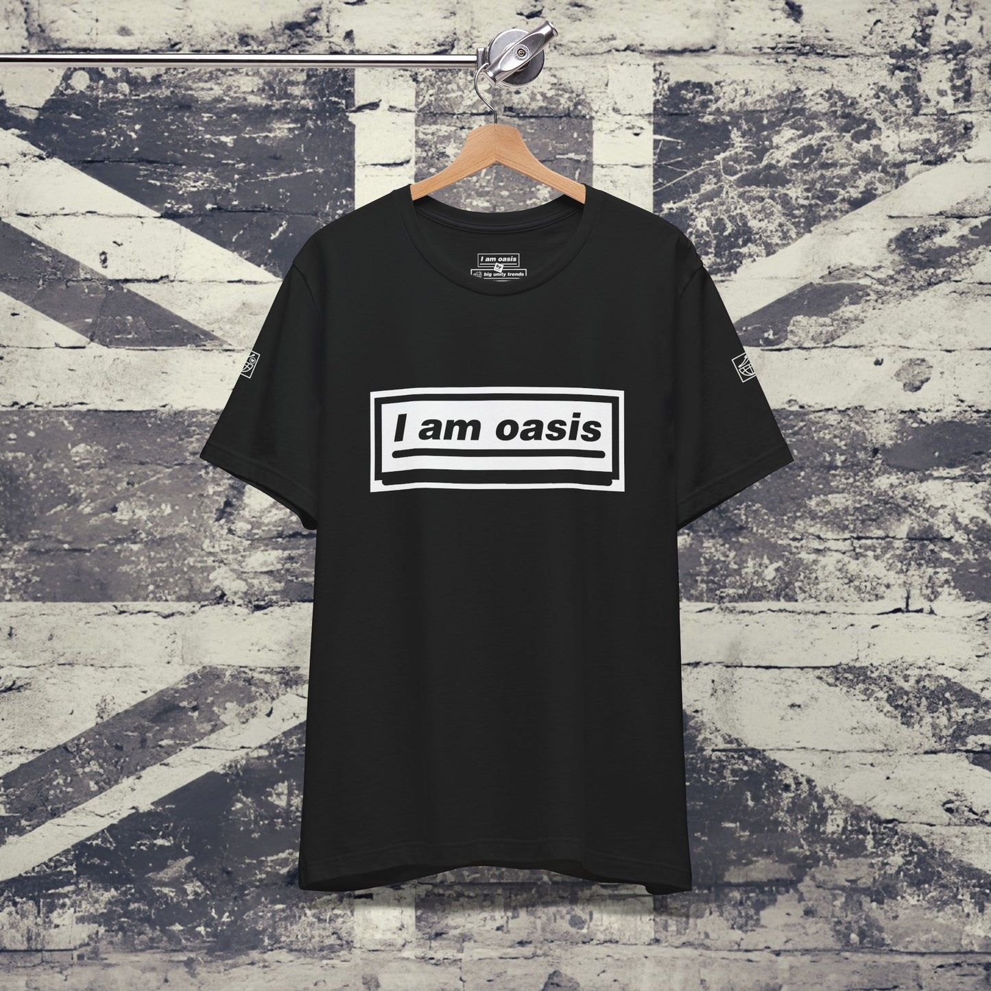 'I AM OASIS' Classic T-Shirt with Colour Matching OG Logo Set (9 Brand Colours)