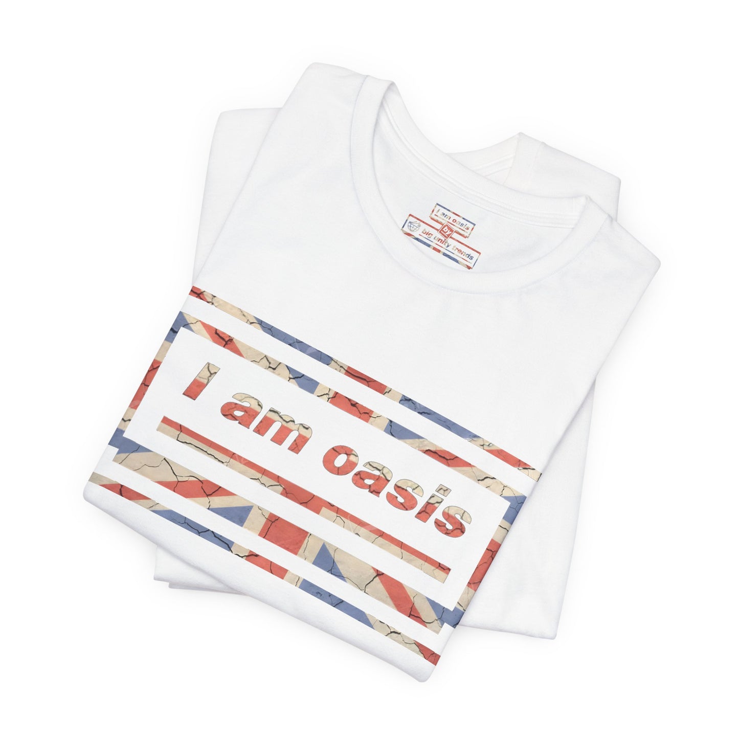 'I AM OASIS' Classic T-Shirt with Special Edition UNION JACK OG Logo Set