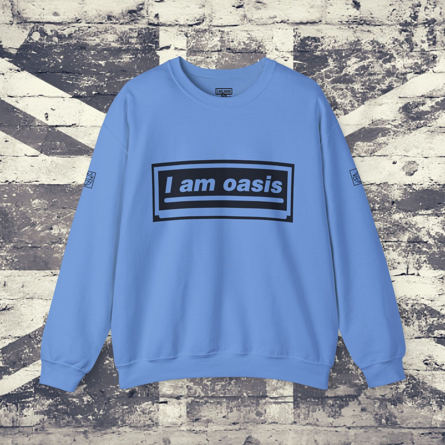'I AM OASIS' Classic Crew Neck Sweatshirt with OG Logo Set (Brand Colour options)