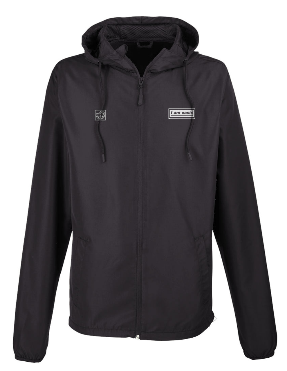 'I AM OASIS' Waterproof Stormbreaker Hooded Jacket with Signature OG Logo Set