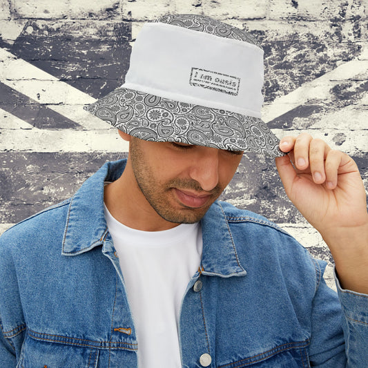 'I AM OASIS' Paisley Bucket Hat with Special Edition OG Logo