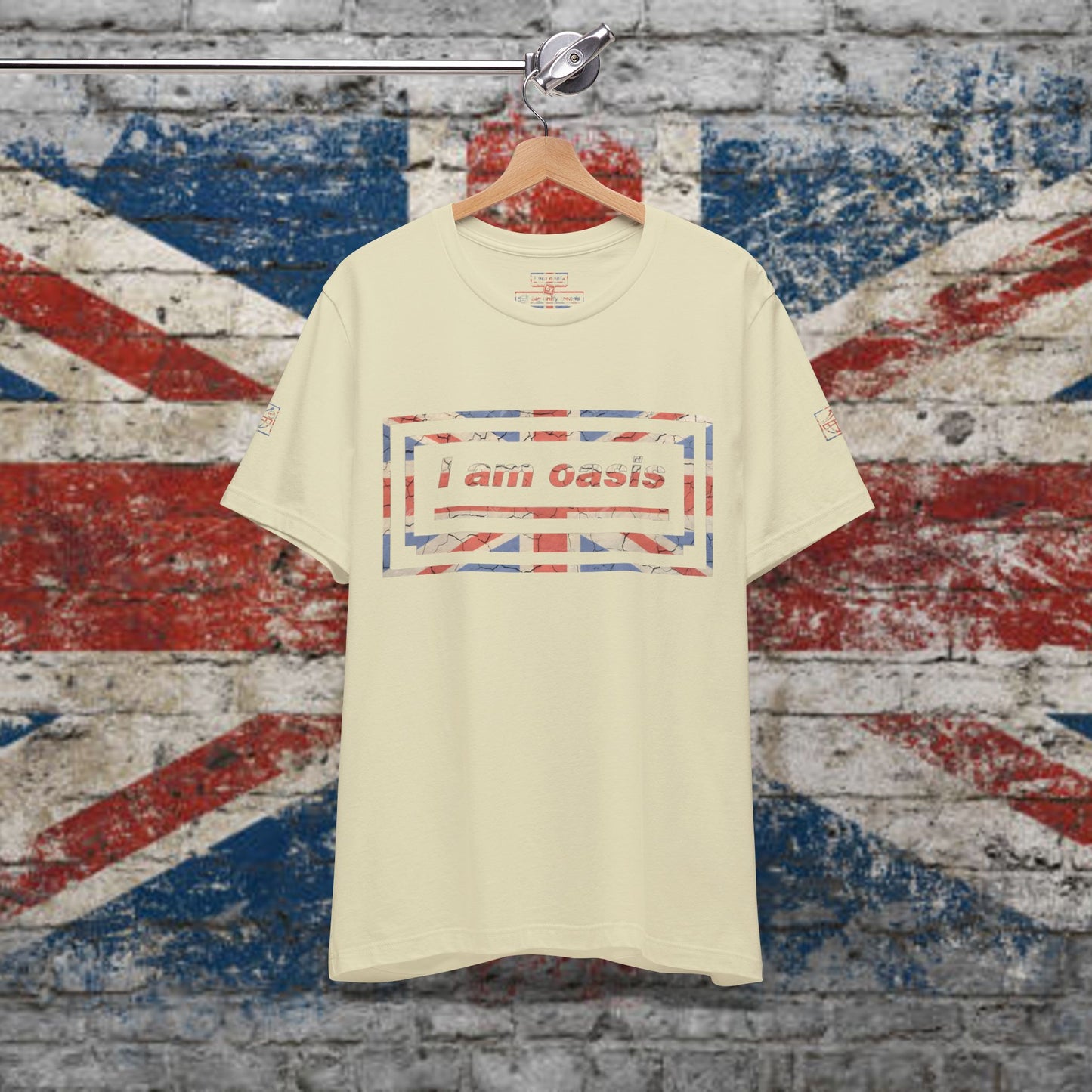 'I AM OASIS' Classic T-Shirt with Special Edition UNION JACK OG Logo Set