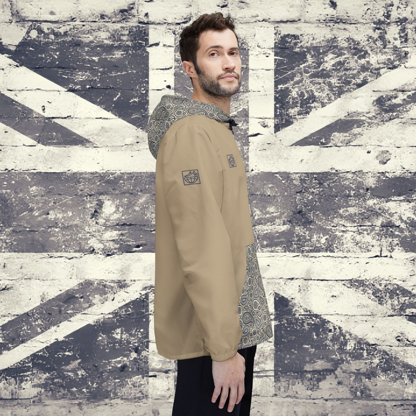 'I AM OASIS' Waterproof Hooded Jacket with Paisley & OG Logo Set (Brand Colours)