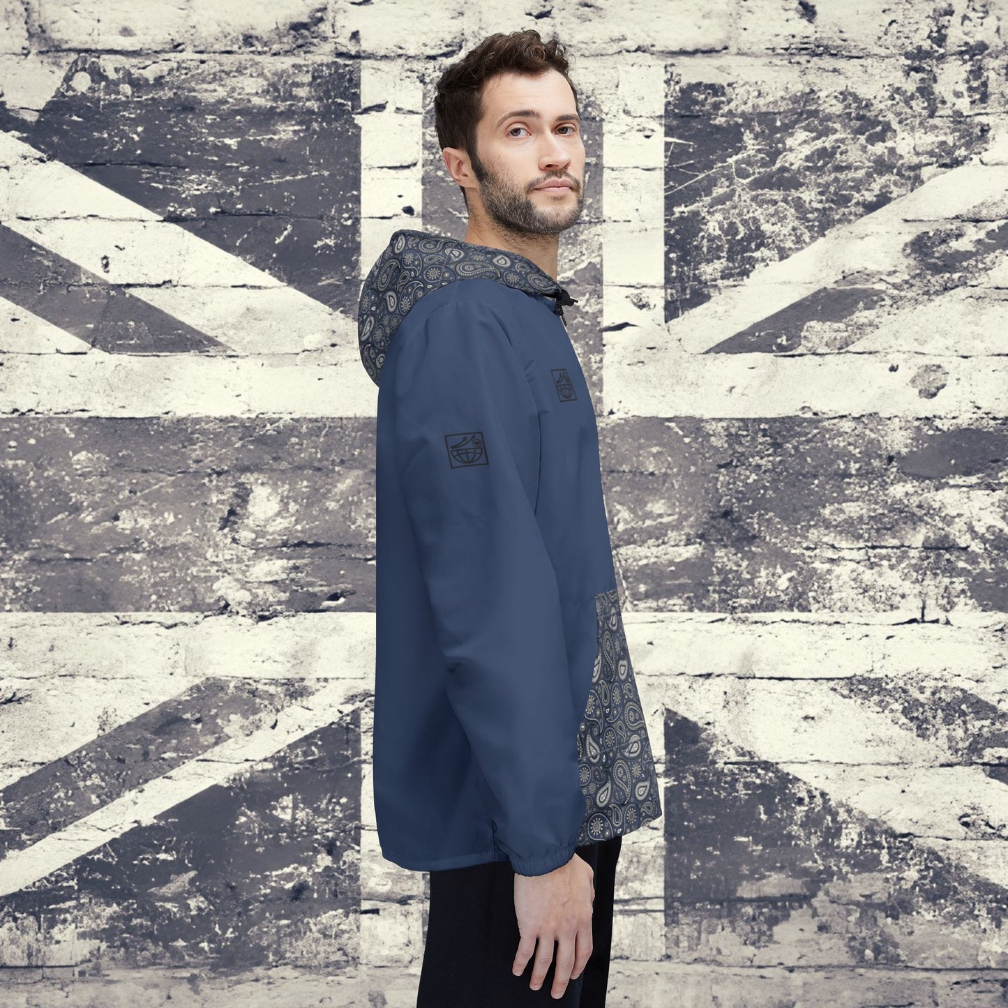 'I AM OASIS' Waterproof Hooded Jacket with Paisley and OG Logo Set (Brand Colours)