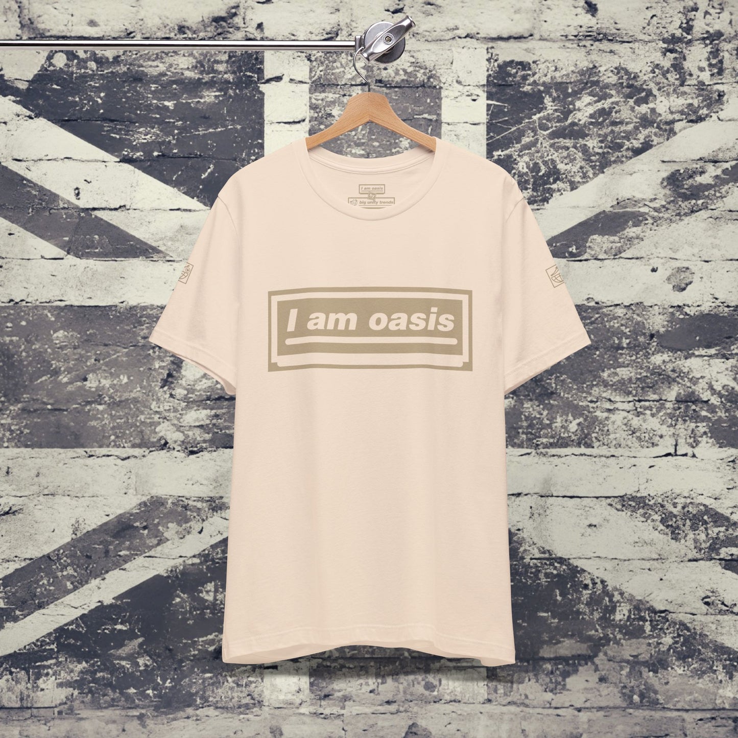 'I AM OASIS' Classic T-Shirt with Colour Matching OG Logo Set (9 Brand Colours)