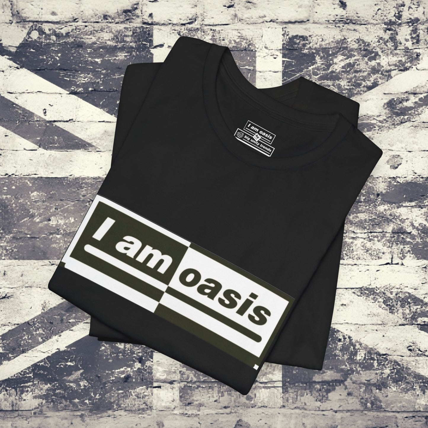'I AM OASIS' Classic T-shirt – 50/50 Logo – 9 Brand Colours - Premium Cotton