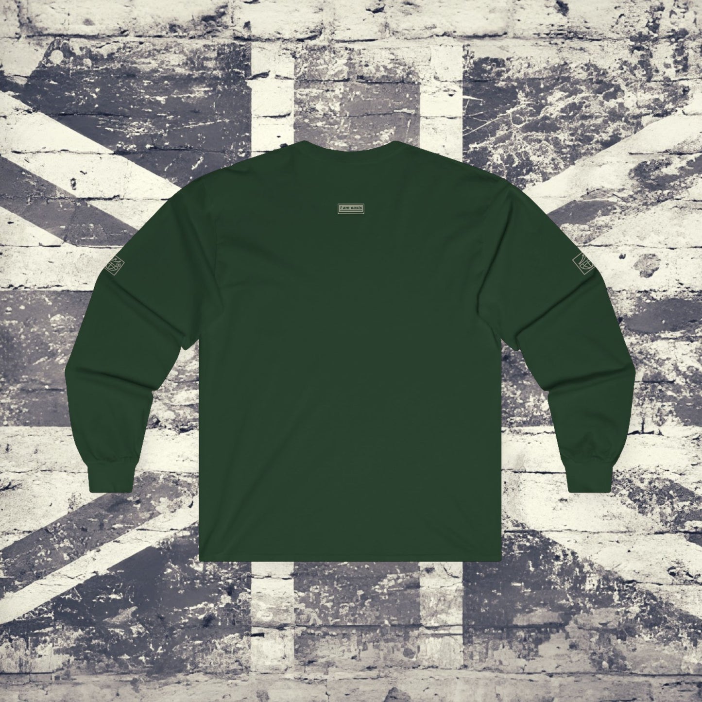 'I AM OASIS' Long Sleeved Classic T-shirt with Brand Colour matched OG LOGO SET