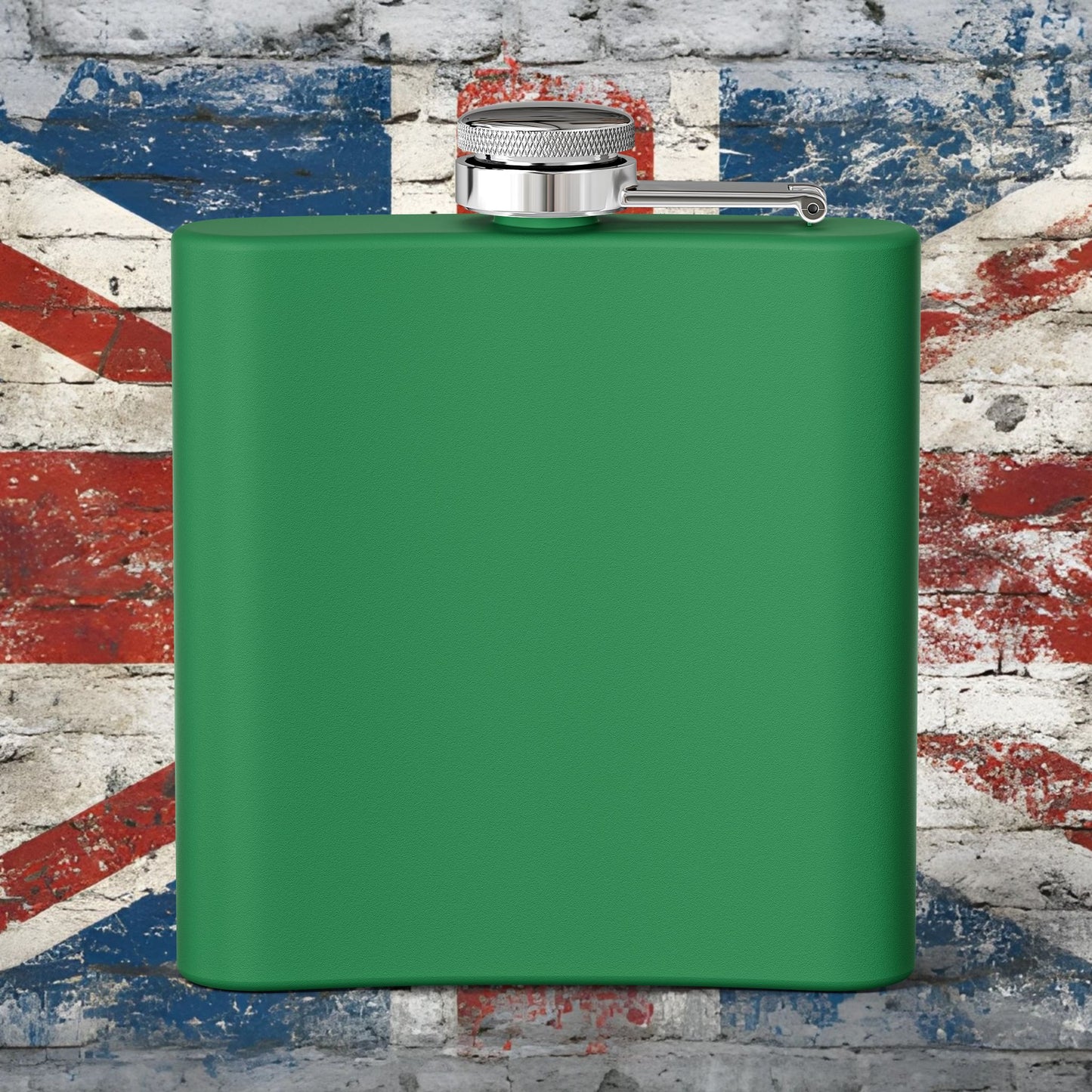 'I AM OASIS' Stainless Steel Hip Flask