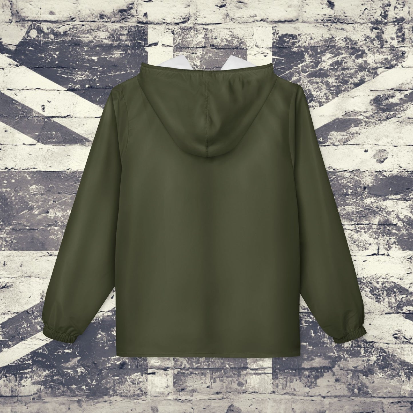 'I AM OASIS' Waterproof Hooded Jacket in Military Green with Sage OG Logo Set