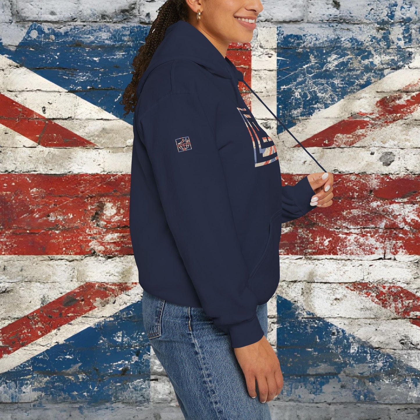 'I AM OASIS' Classic Hoody with large front Special Edition Union Jack OG Logo Set