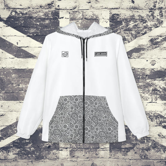 'I AM OASIS' Waterproof Hooded Jacket with Paisley and OG Logo Set (Brand Colours)