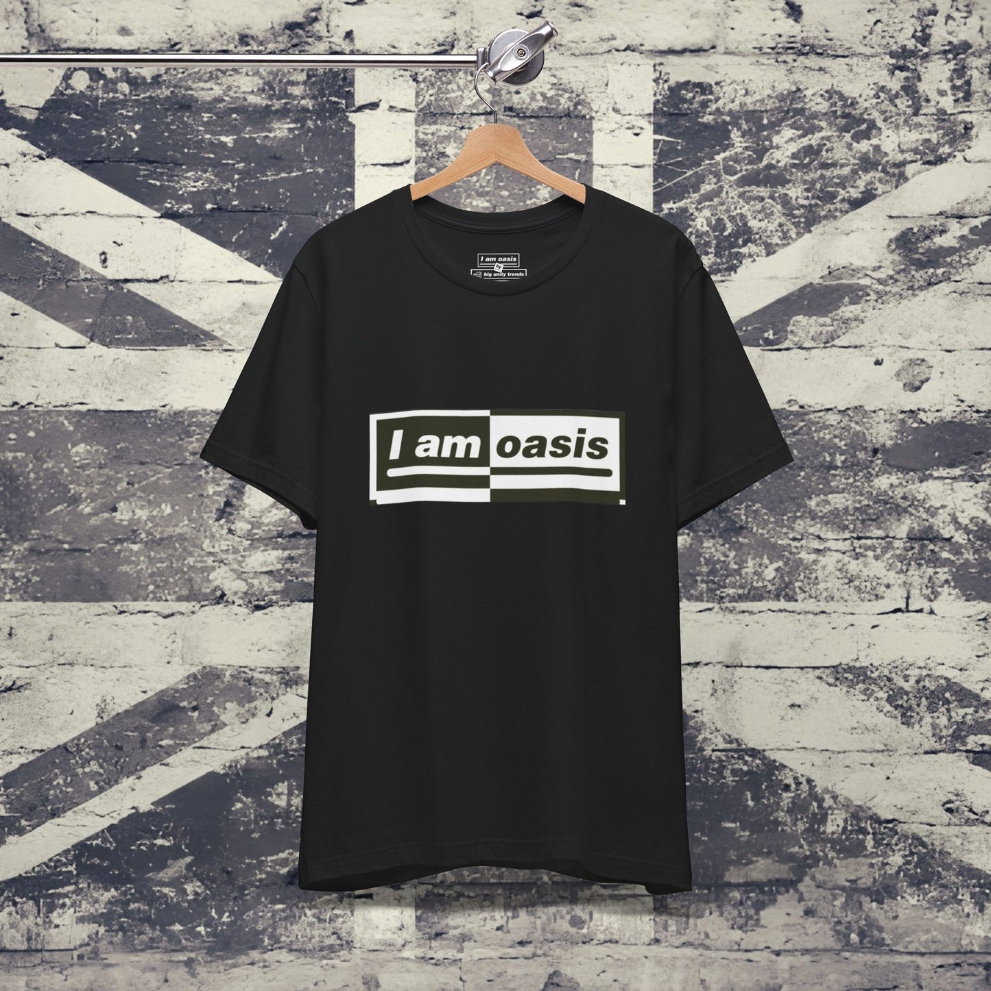 'I AM OASIS' Classic T-shirt – 50/50 Logo – 9 Brand Colours - Premium Cotton