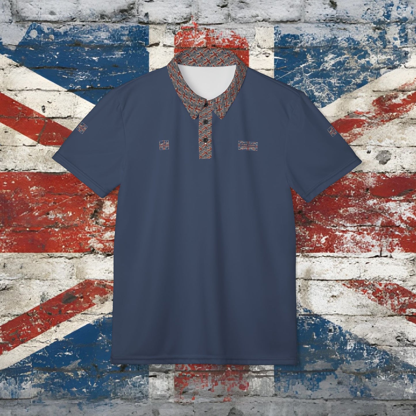 'I AM OASIS'  Polo Shirt in with Special Edition UNION JACK Collar and OG Logo Set