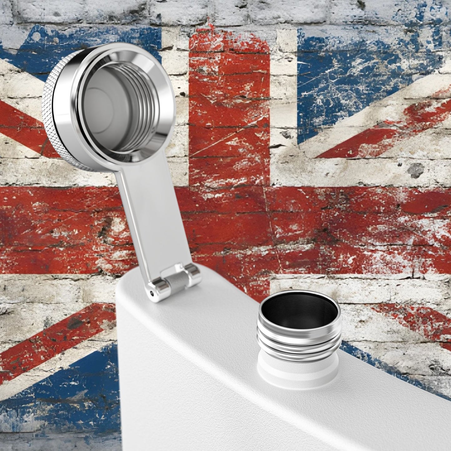 'I AM OASIS' Stainless Steel Hip Flask