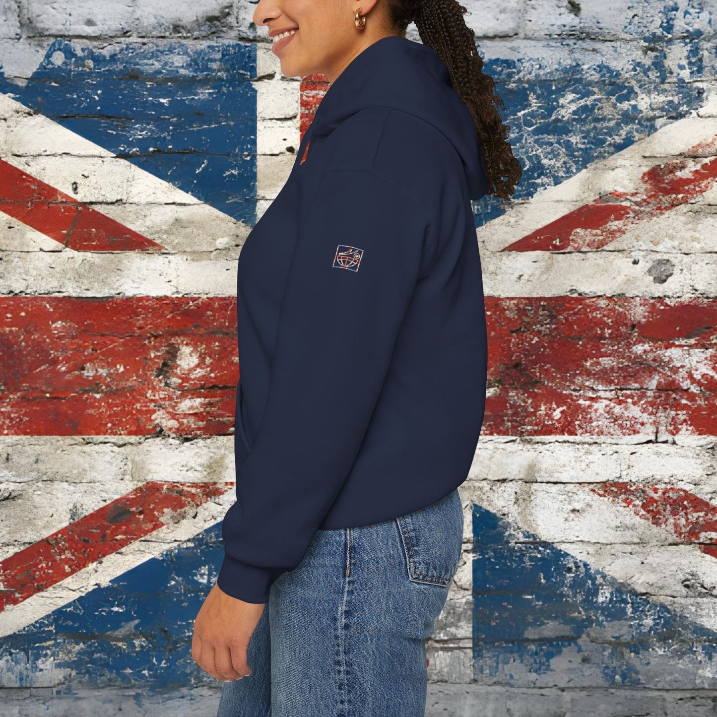 'I AM OASIS' Classic Hoody with large front Special Edition Union Jack OG Logo Set