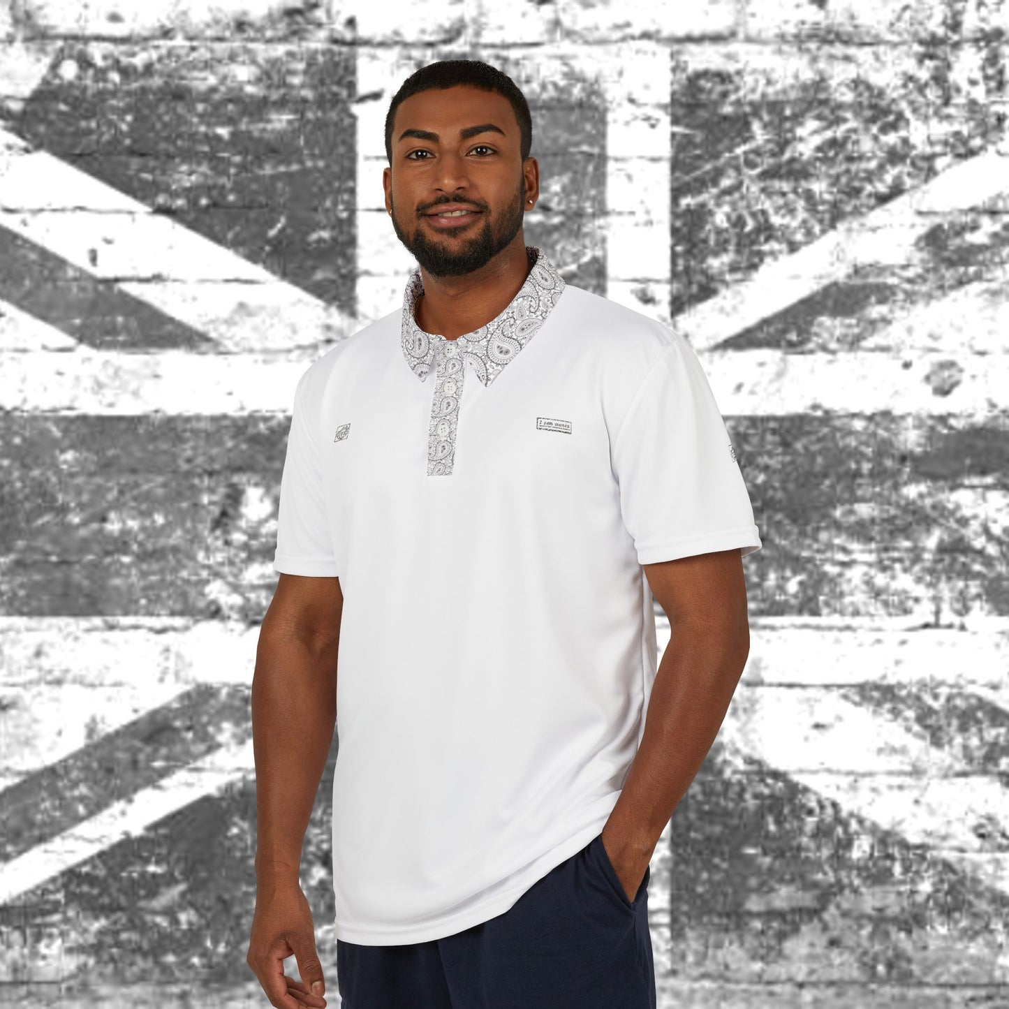 'I AM OASIS' Polo T-shirt with Special Edition Paisley Collar & Paisley OG Logo Set