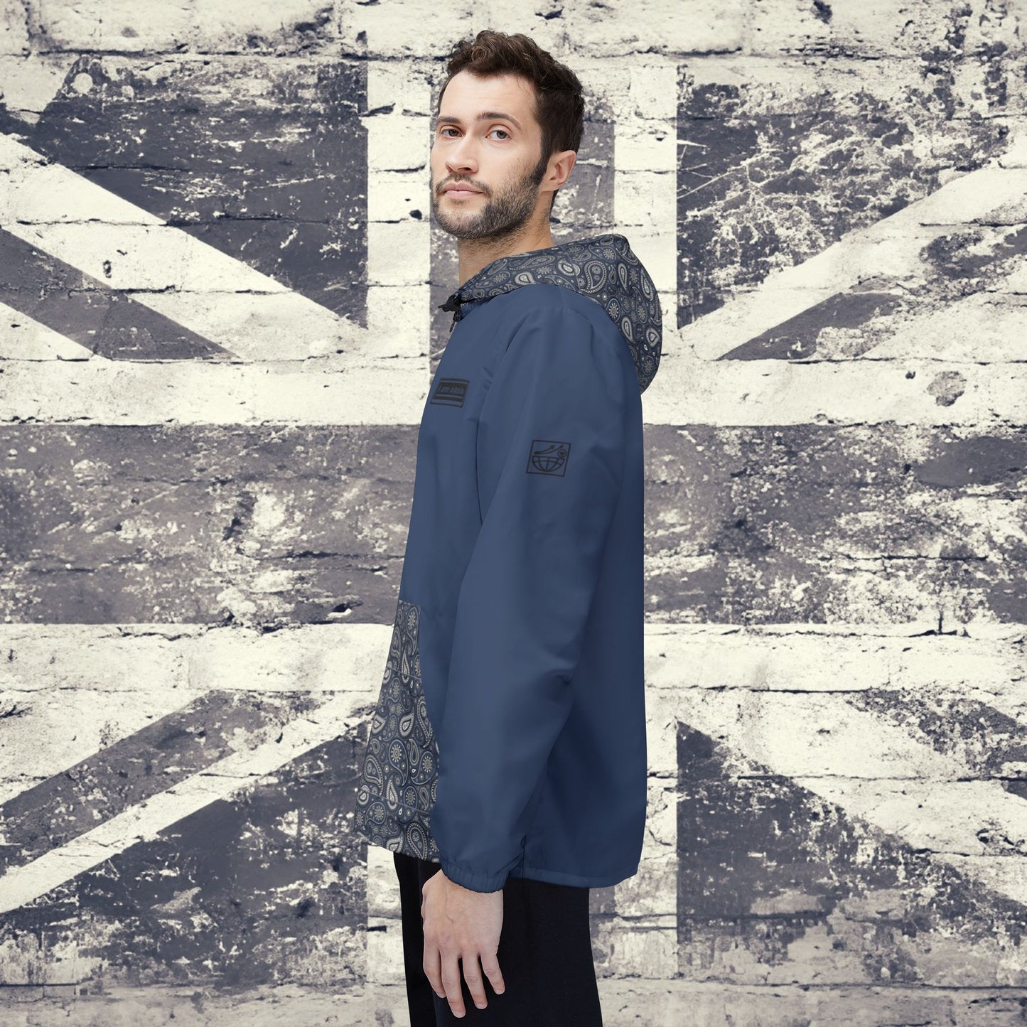 'I AM OASIS' Waterproof Hooded Jacket with Paisley and OG Logo Set (Brand Colours)