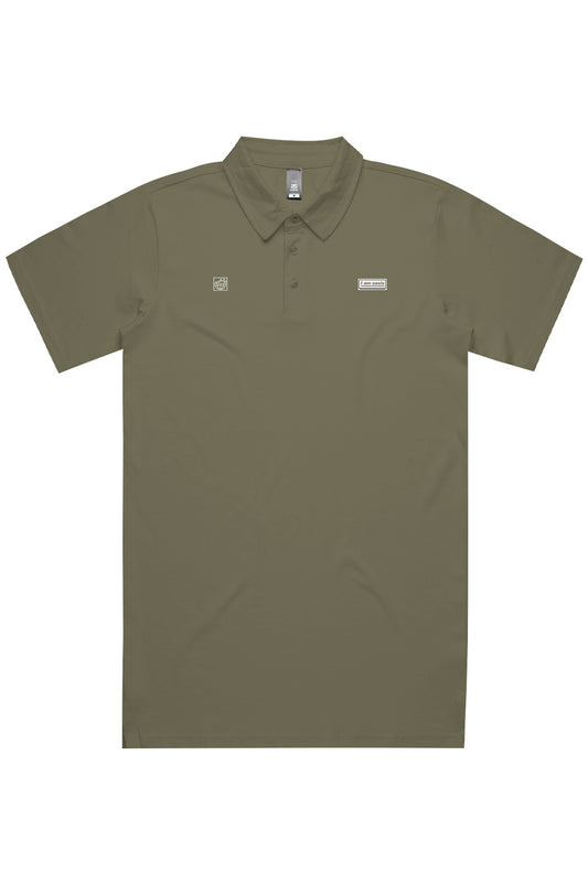 'I AM OASIS' Chad Polo T-shirt with white OG Logos