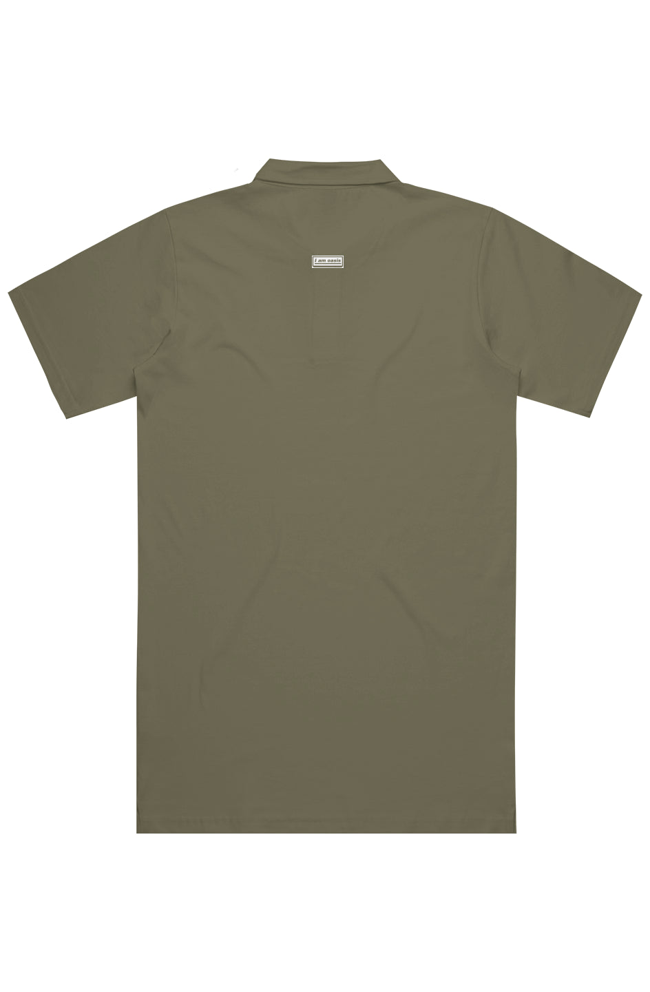 'I AM OASIS' Chad Polo T-shirt with white OG Logos