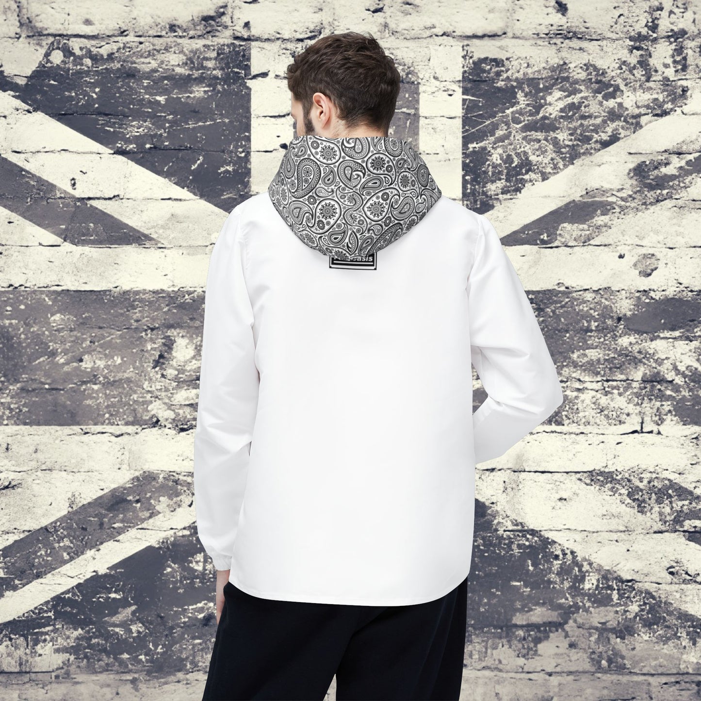 'I AM OASIS' Waterproof Hooded Jacket with Paisley and OG Logo Set (Brand Colours)