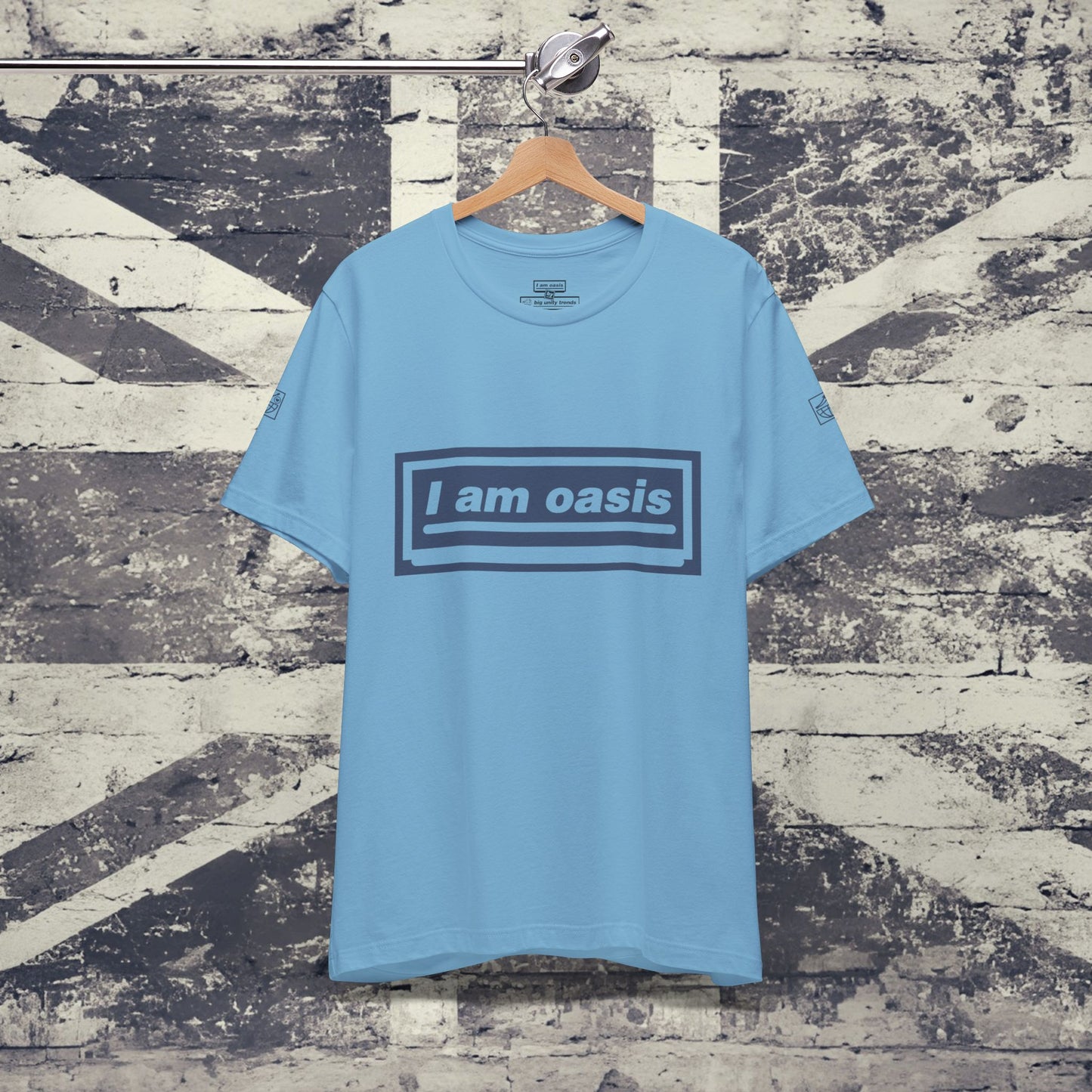 'I AM OASIS' Classic T-Shirt with Colour Matching OG Logo Set (9 Brand Colours)