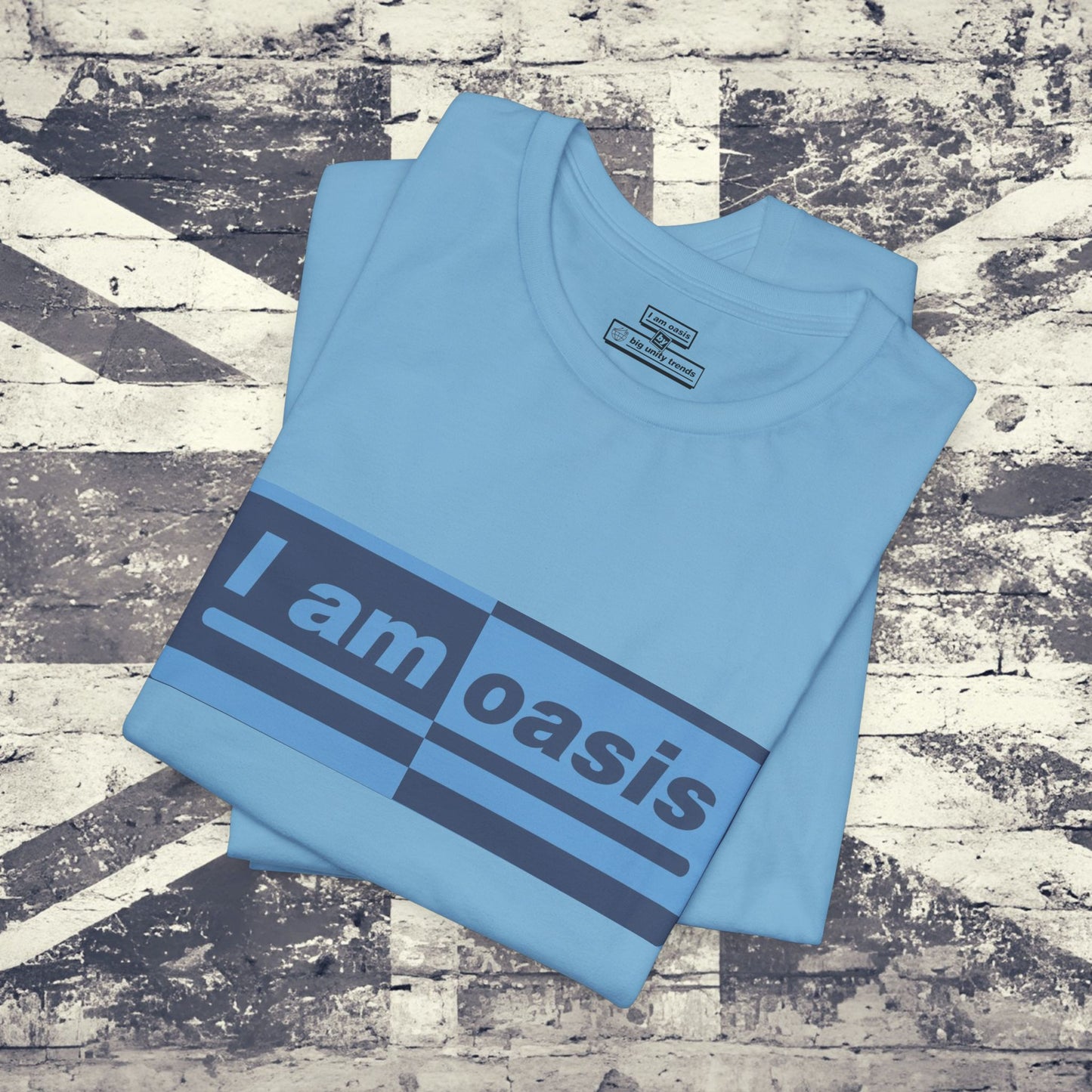 'I AM OASIS' Classic T-shirt – 50/50 Logo – 9 Brand Colours - Premium Cotton