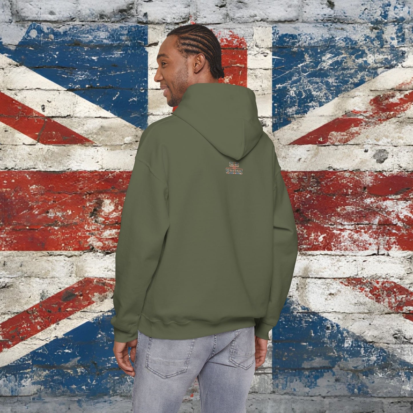 'I AM OASIS' Classic Hoody with large front Special Edition Union Jack OG Logo Set