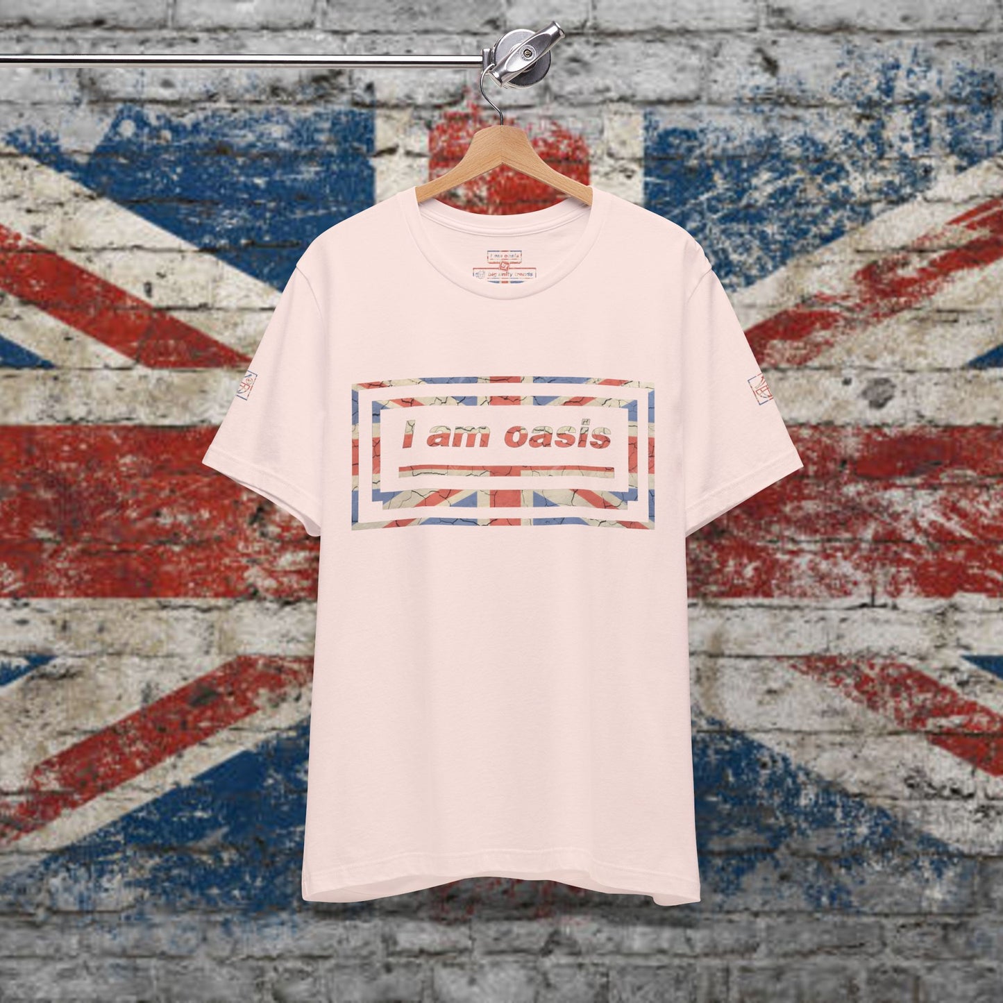 'I AM OASIS' Classic T-Shirt with Special Edition UNION JACK OG Logo Set